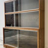 Library sectional glazed bookcase by Minty