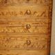 Large Victorian chest of drawers in solid pine from around 1880.
