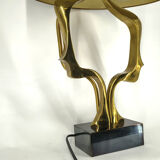 Bronze table lamp by Willy Daro, 1970s