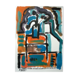Blue vase