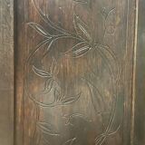 Renaissance style two-part sideboard in carved solid oak