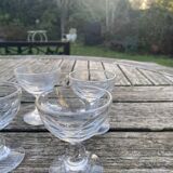Verre à liqueur à facette Napoléon 3