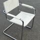 Set of 4 dining chairs in white, S34 Mart Stam/Marcel Breuer style Italy