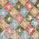 4x6 Vintage Geometric Style Multicolor Vintage Rug, 124x165Cm