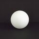 French vintage white opaque matte glass medium replacement glass globe shade