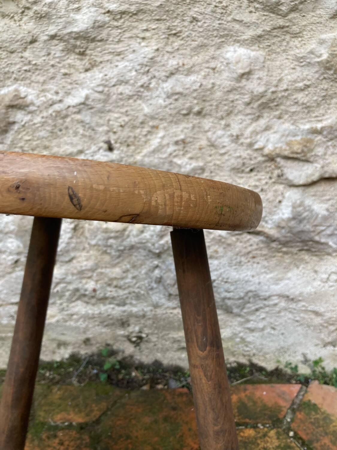 Vintage tripod stool