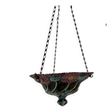 Hanging planter in earthenware