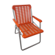 Vintage orange foldable garden armchair Kurz Design (3 armchairs available)