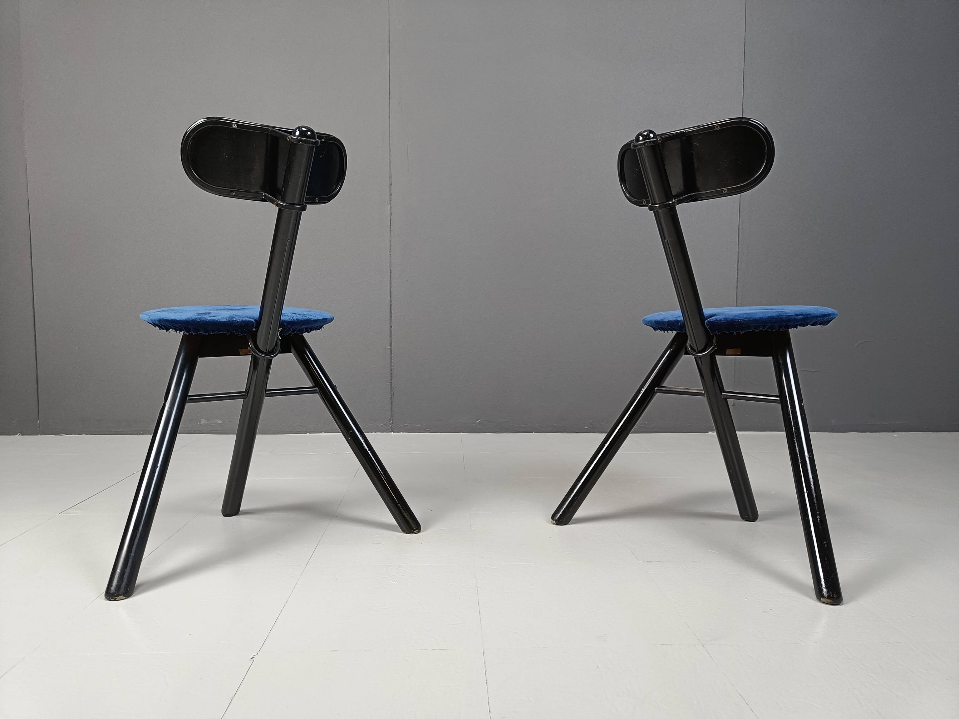 Paire de tabourets pliables de Calligaris, 1990