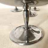 Vintage stainless steel ice cream cups