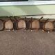 Lot de 4 chaises de bistrot bois Baumann