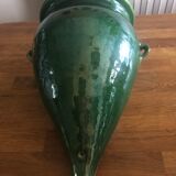 Glazed terracotta wall jar