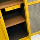 Armoire parisienne jaune poudrée 1950