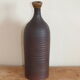 Clay bottle glazed neck