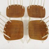 Set of 4 Scandinavian "Fanett" chairs by Ilmari Tapiovaara, Sweden, 1960