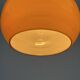 Amber opaline drop pendant from the 1970s