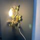 Vintage Tole Flower Sconces Set of 2 1960’s