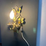 Vintage Tole Flower Sconces Set of 2 1960’s