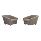 Space-Age German Lounge Chairs, 1960s, Set of 2