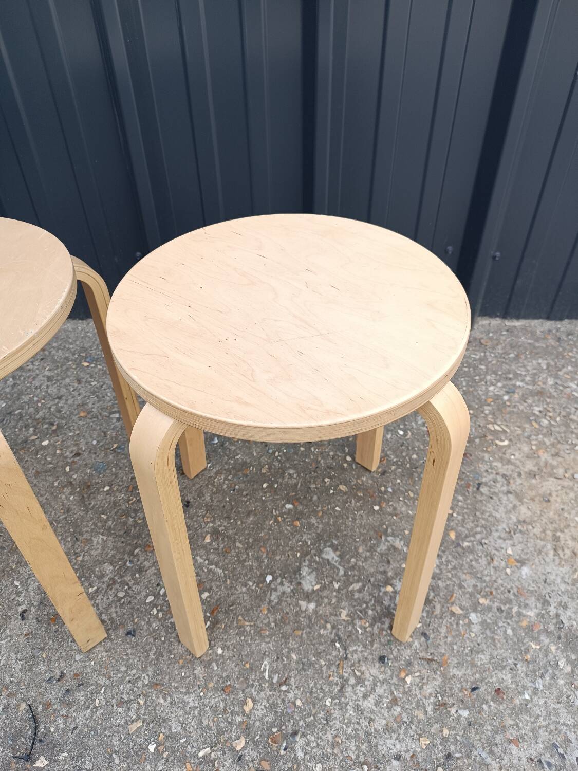 Pair of frosta stools 1990