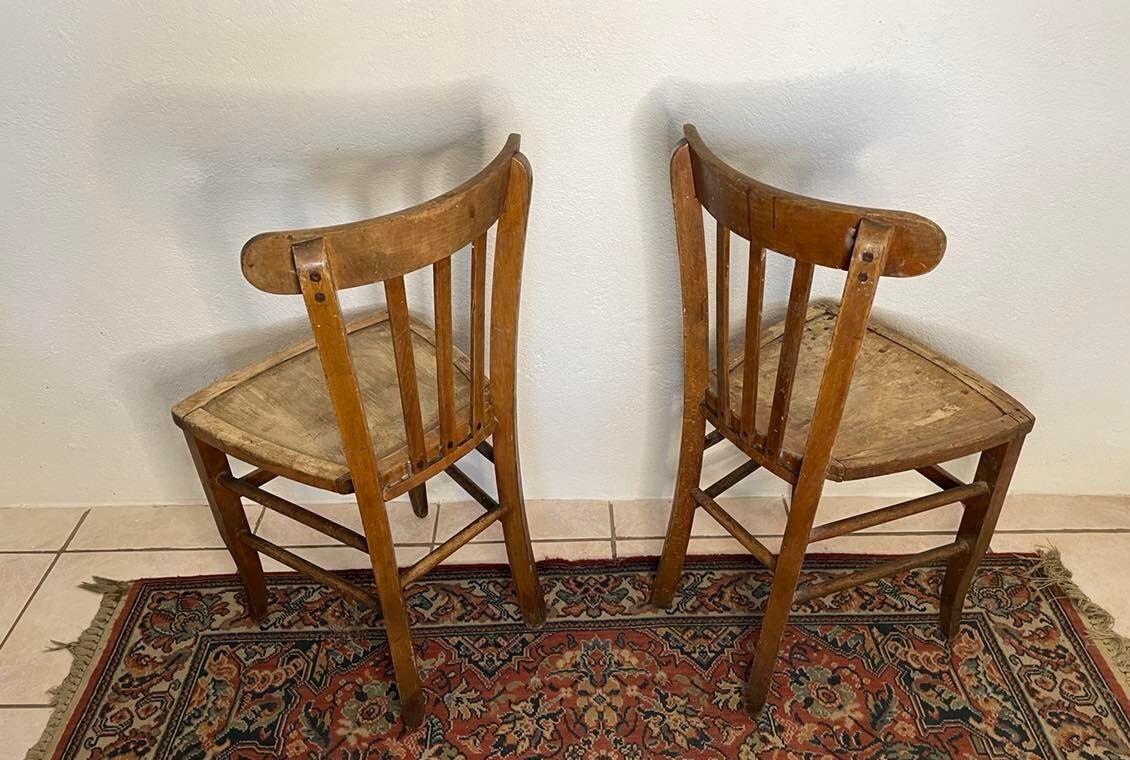 Lot de 2 chaises bistrot
