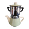 Salam teapot in ceramic and chromed metal from the 50s-60s