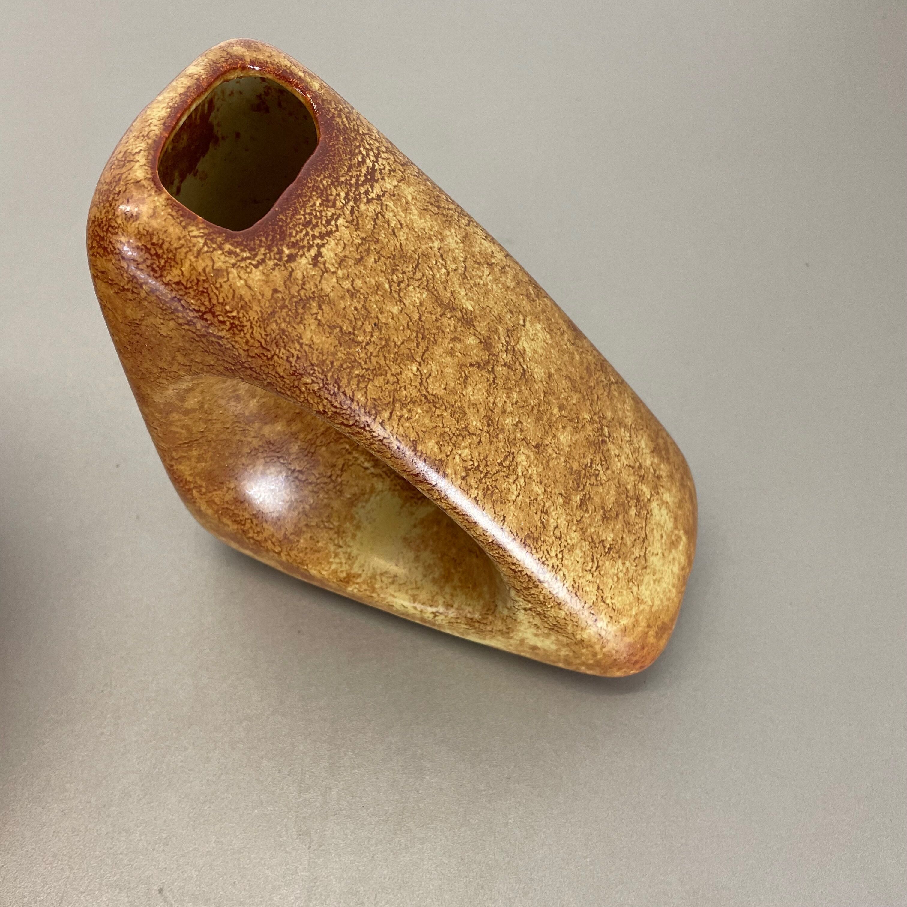 Set of 2 Ceramic Studio Pottery Vases by Bertoncello Ceramics, Italy 1970s