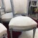 Pair of antique Louis XVI style chairs, completely renovated