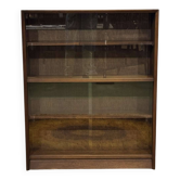 Vitrine anglaise des années 1970 en acajou