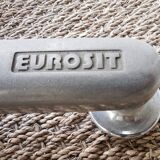 Pair of vintage office chairs heather grey by EUROSIT