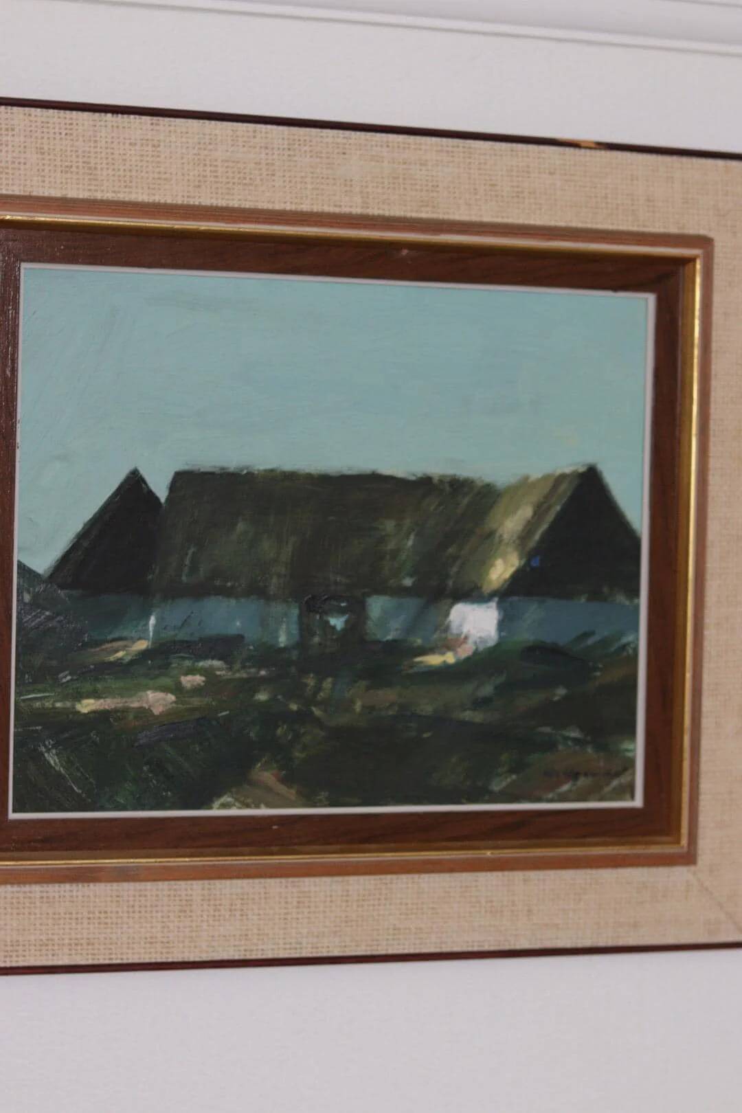 House on landscape by Bengt Hillgrund