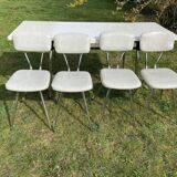 Formica table with 4 chairs