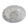 Ashtray/empty vintage pocket in cut bohemian crystal. decorated with diamond tips, braces