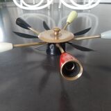 Vintage ceiling lamp 5 branches 50-60 years