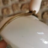 Vintage scandinavian opaline lamp