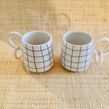 Set of 2 handmade handmade cups