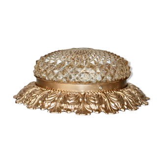 Vintage ceiling light, globe diamond tips