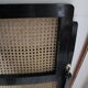 Paire de chaises pliantes bois et cannage