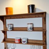 Old wall or standing shelf in solid pine