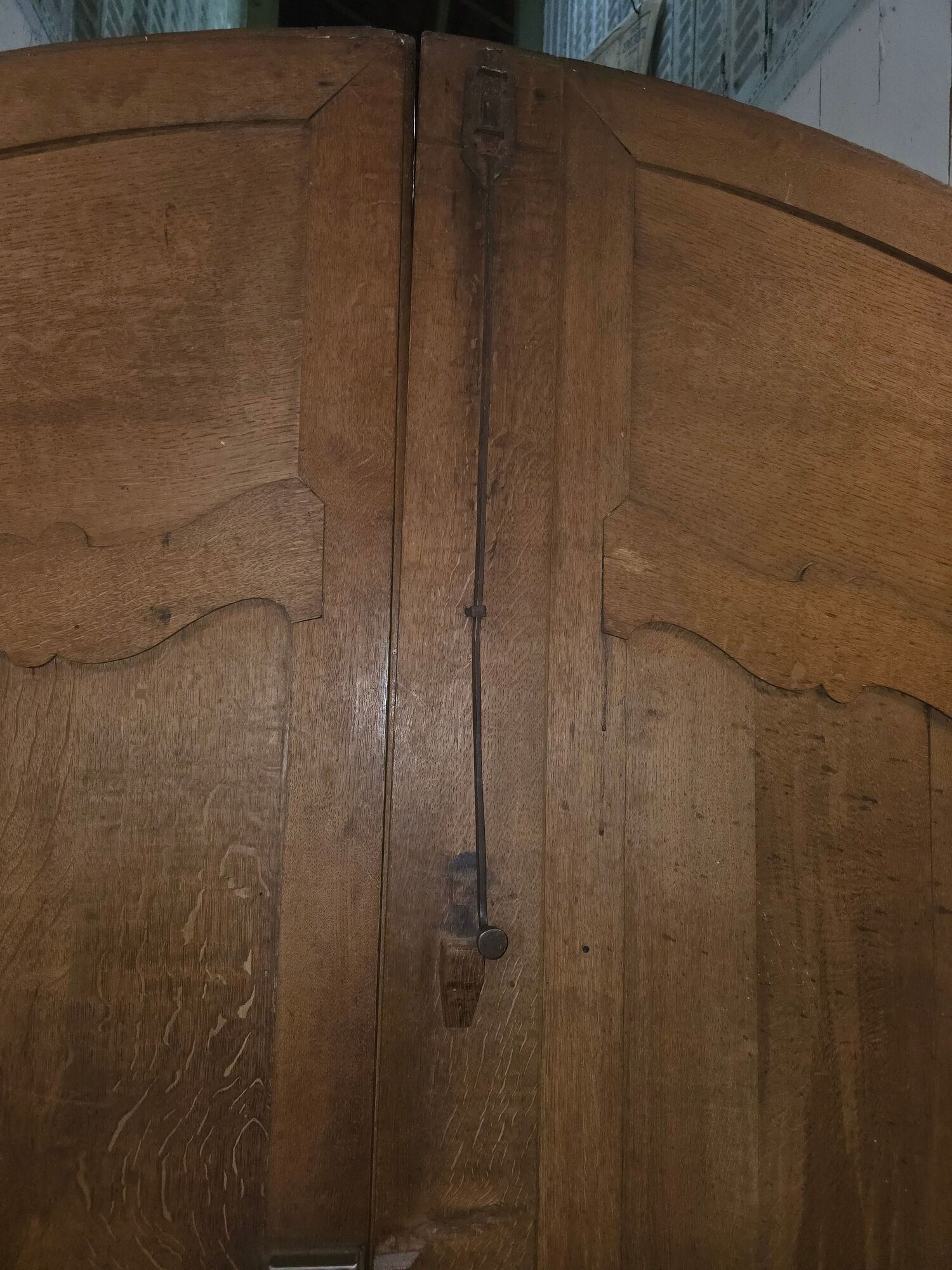 Antique oak doors in louis xv style