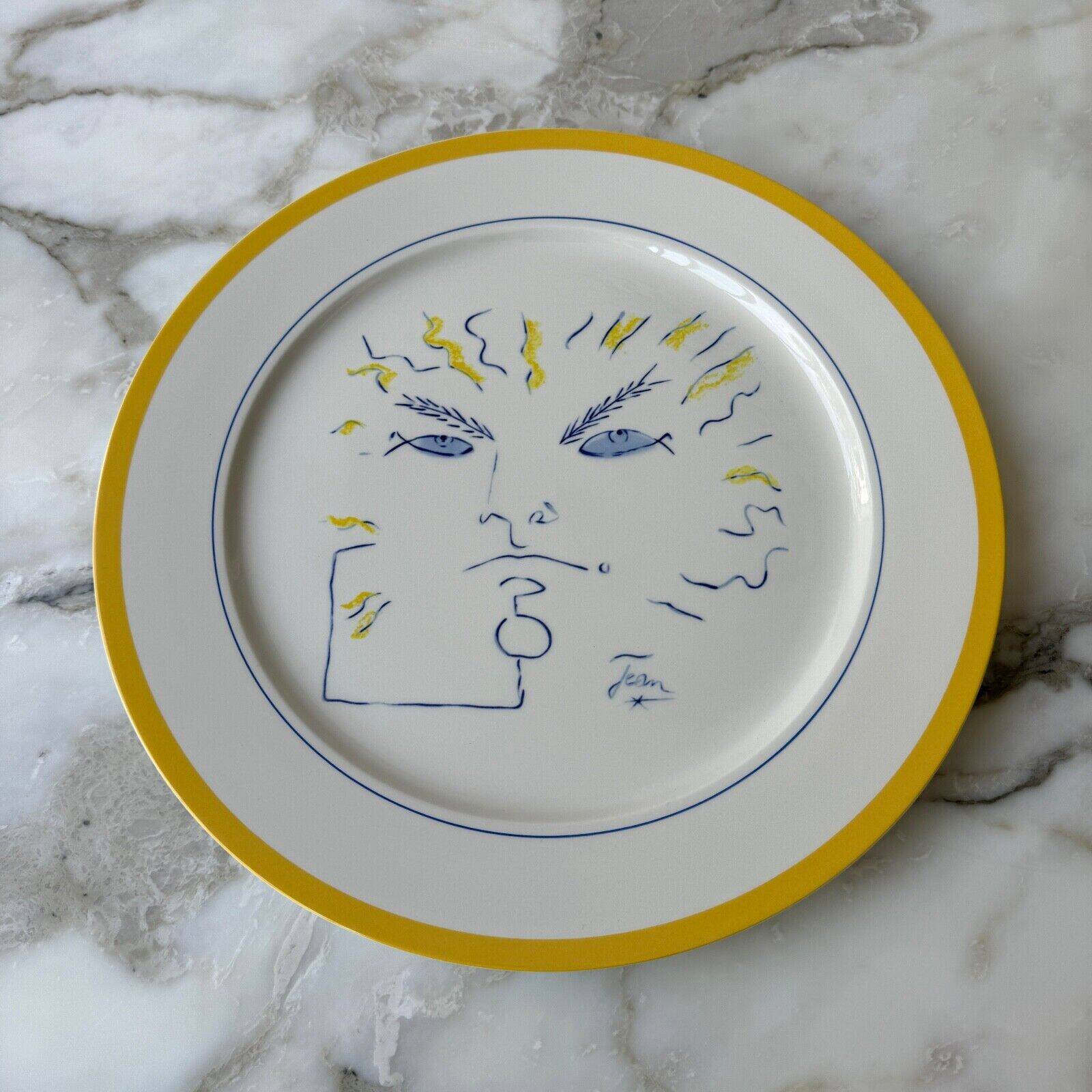 Plate drawing by Jean Cocteau Villeroy & Boch Jean-Claude Goumard