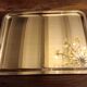 Christofle silver metal tray Albi model