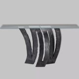 Iron flower console