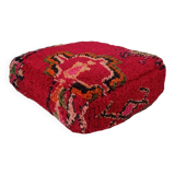 Handmade Berber pouf in wool 60 X 60 X 20 CM