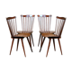 Suite de 4 chaises bistrot vintage Baumann "Menuet"