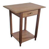 Table d’appoint chêne – Lignes architecturales, esprit moderniste 1940
