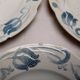Sarreguemines Tircis barbotine art nouveau plate collection