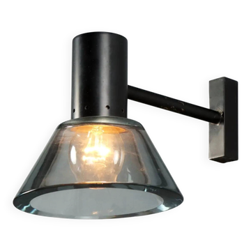 Vintage Murano glass wall sconces, Italian design, 20th century.