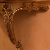 Gold leaf console