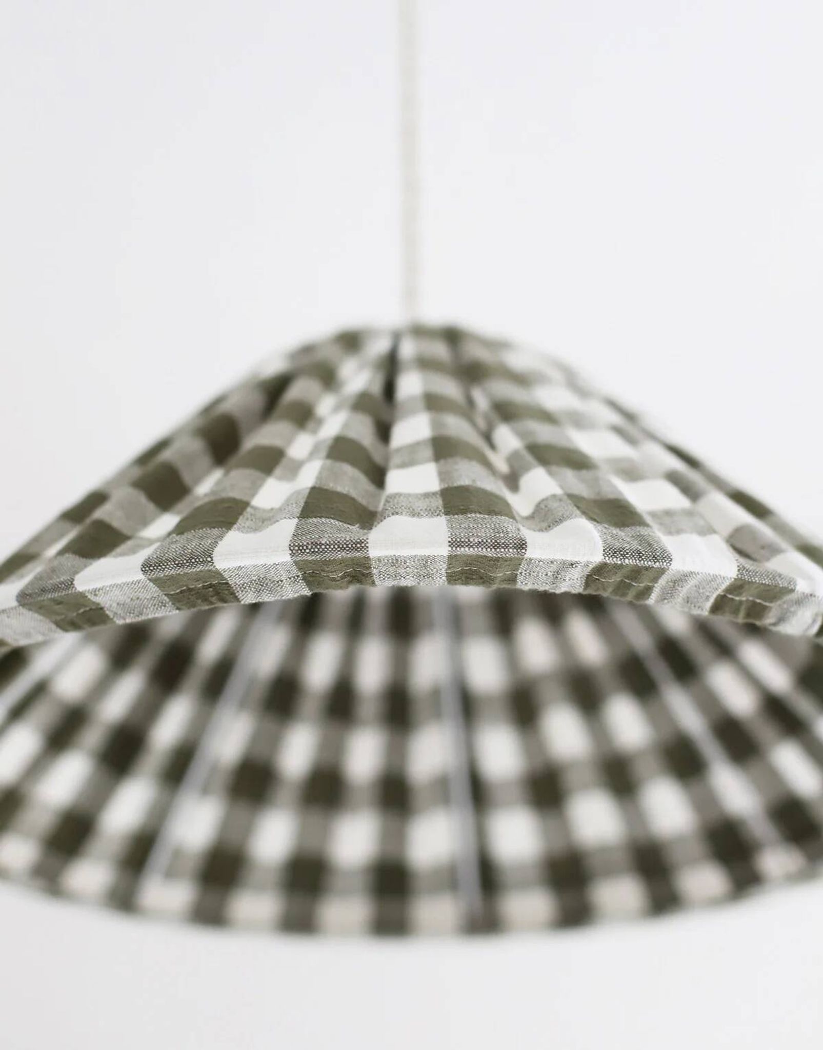 Malala "khaki" large tile conical pendant light